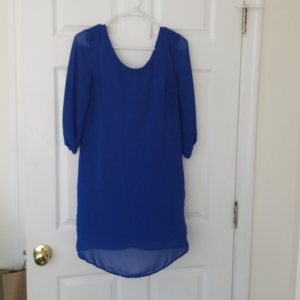 Blue dress